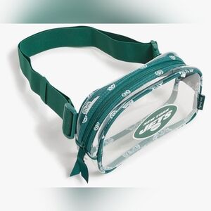 NWT Vera Bradley New York Jets Women's Clear NFL Belt Bag